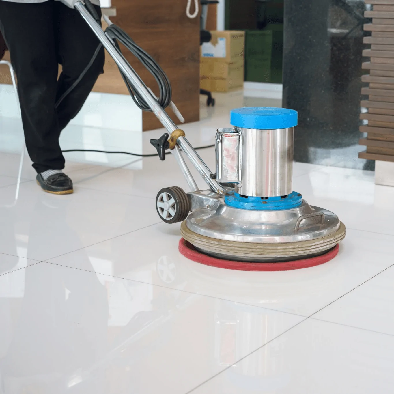 commercial tile and grout cleaning machine